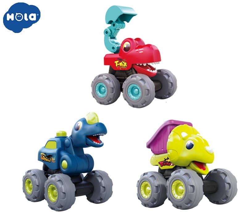 ست ماشین دایناسورها - A 7973 - هولی تویز / hola