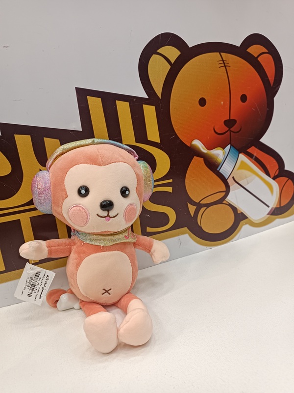 میمون 30cm هدفون دار - پولیش /