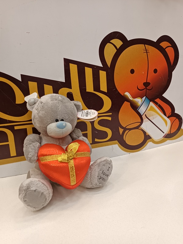 خرس میتویو cm 18 قلب کادویی س 3 - 922/8 - پولیش /