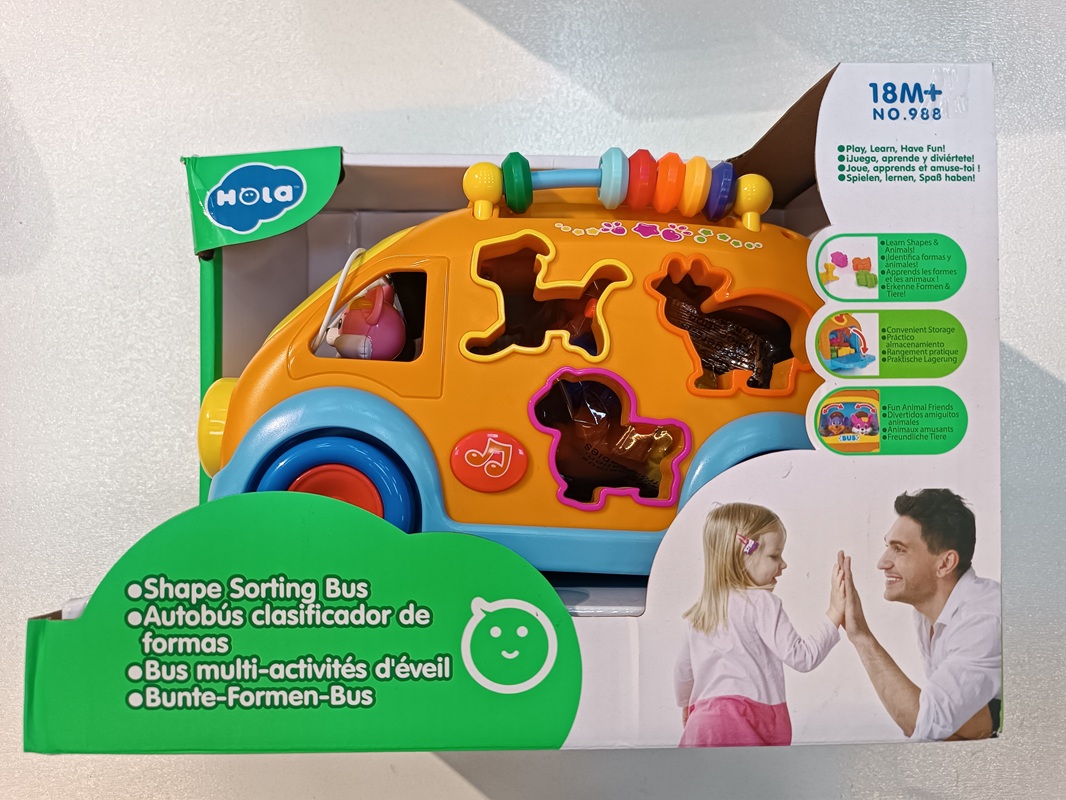 اسباب بازی اتوبوس شادی هولی تویز کد 988 hola