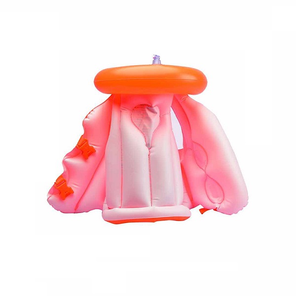 جلیقه بادی شنا رنگ نارنجی کد 58671 - Intex