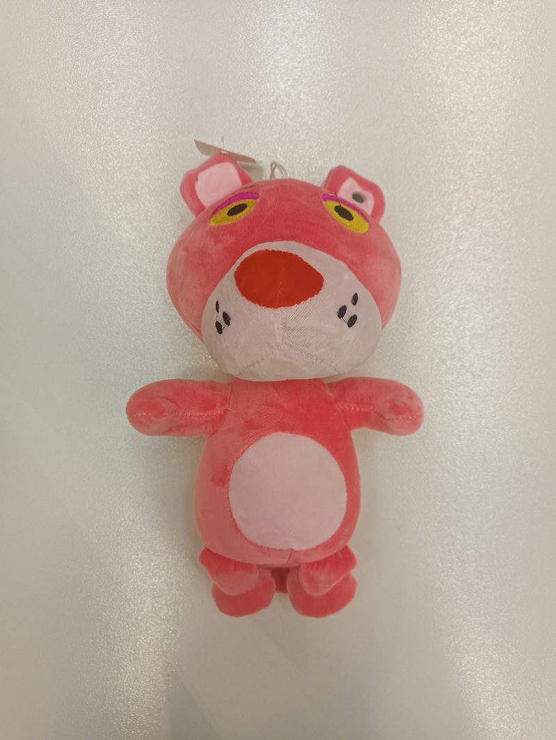 پلنگ صورتی 30cm صورت تپل - 1755/63 - پولیش /