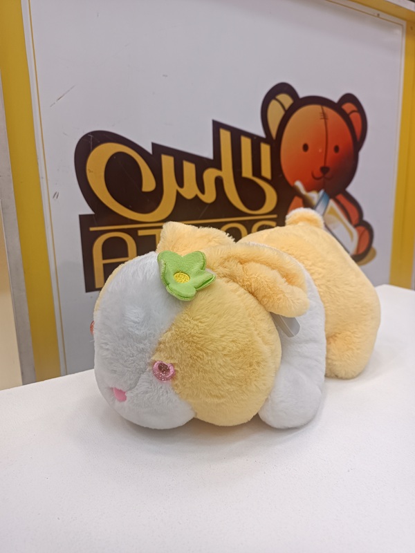 خرگوش cm 30 - چشم اکلیلی - خوابیده - پولیش /