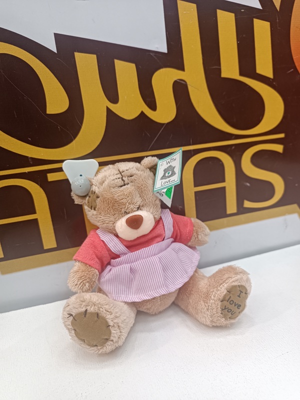 خرس میتویو cm 18 لباس 4 خانه - س1 - 922/19 پولیش /