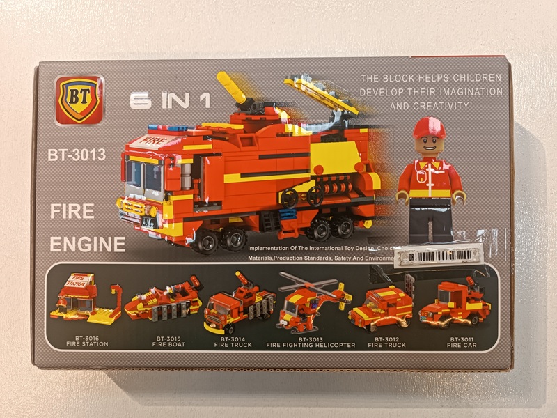 لگو آتش نشانی - 138 ق -BT 3013 / بی تی