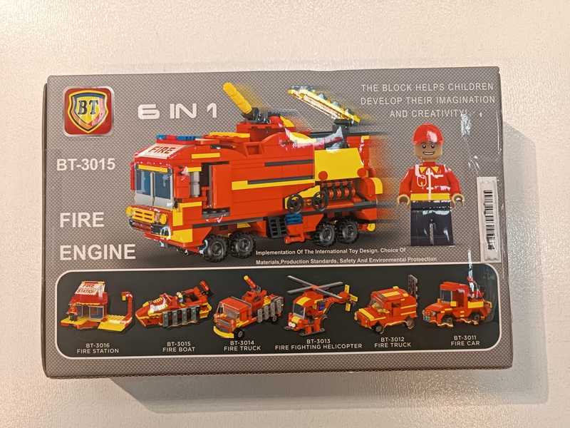لگو آتش نشانی - 99 ق -BT 3015 / بی تی