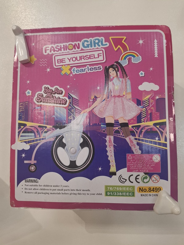 عروسک دفا - 8499 - با ویلچر / defa