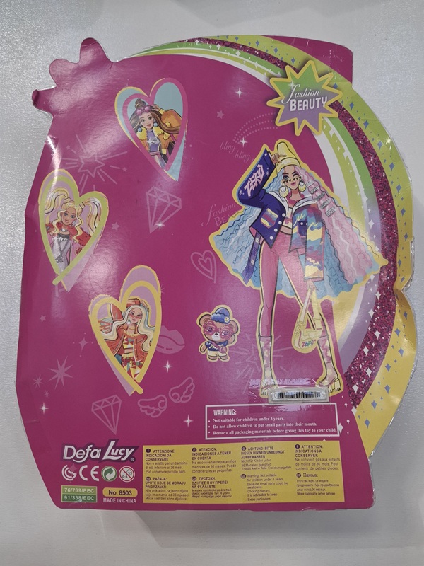 عروسک دفا - 8499 - فشن با کلاه / defa