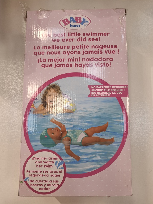 عروسک شناگر - 918483C3 - نیم جعبه / baby born