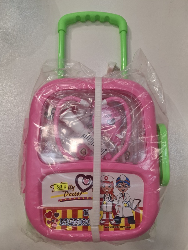 ست پزشکی چمدانی چرخ دار درج  - کد 10915