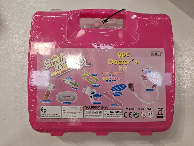 ست پزشکی - 66001/28 B - صورتی - کیفی / family